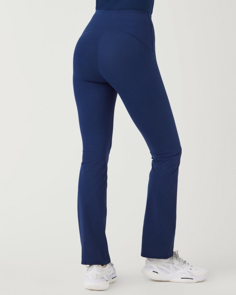 Navy Spanx Booty Boost® Flare Yoga Pant | QJLCU-1764