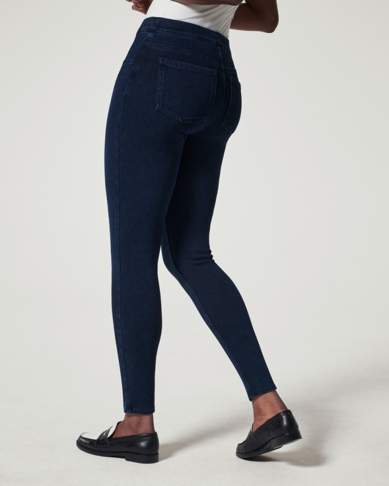 Navy Spanx Jean-ish® Ankle Leggings | JKXZU-5826