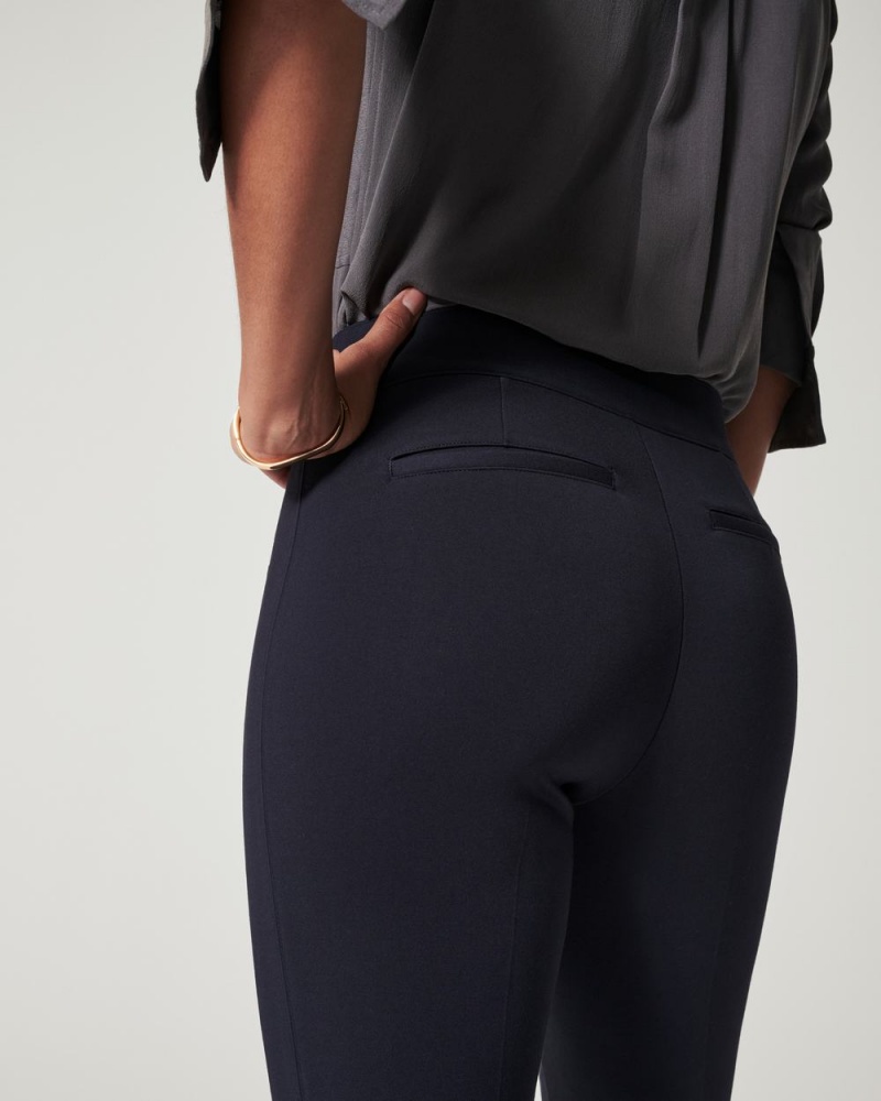 Navy Spanx The Perfect Pant, Slim Straight | VGTJL-7549