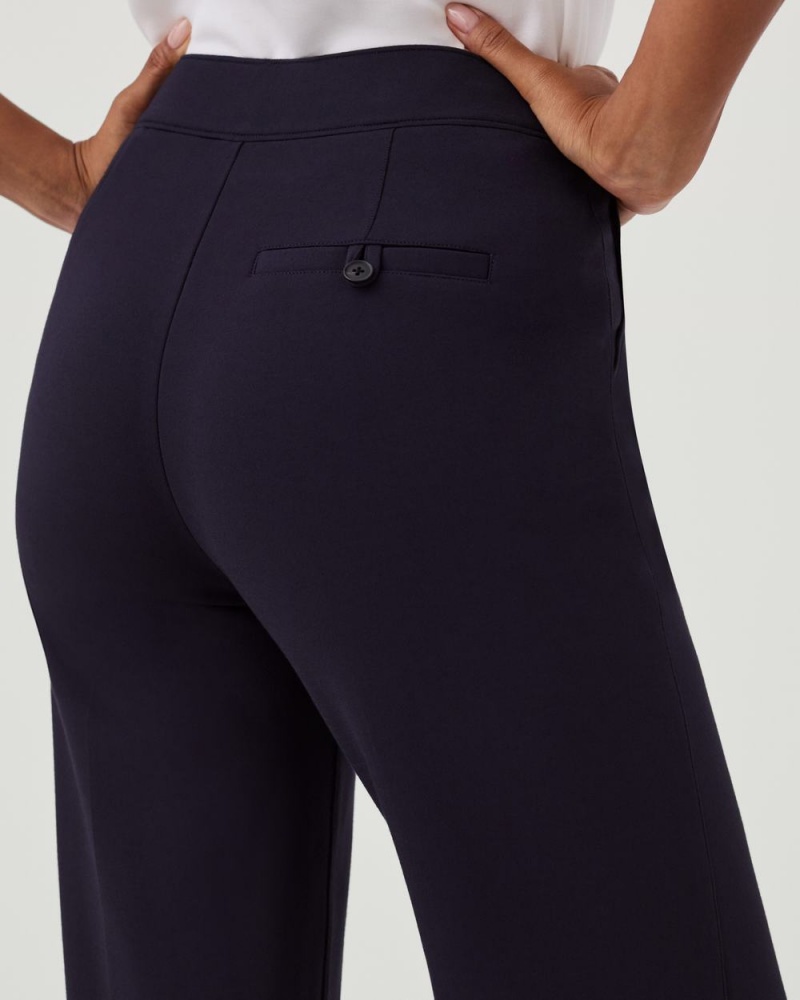 Navy Spanx The Perfect Pant, Wide Leg | ZODSR-0413