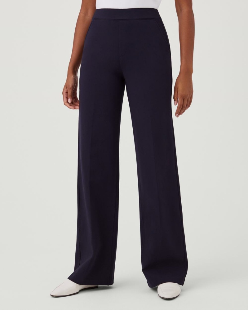 Navy Spanx The Perfect Pant, Wide Leg | ZODSR-0413