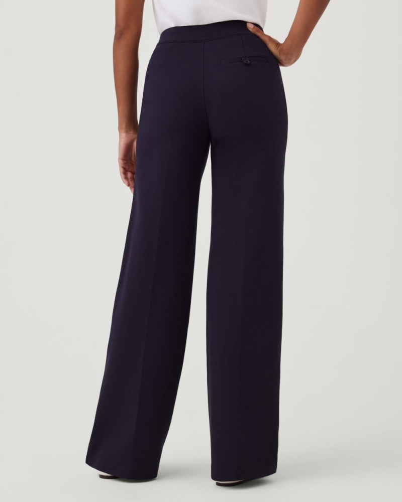 Navy Spanx The Perfect Pant, Wide Leg | ZODSR-0413