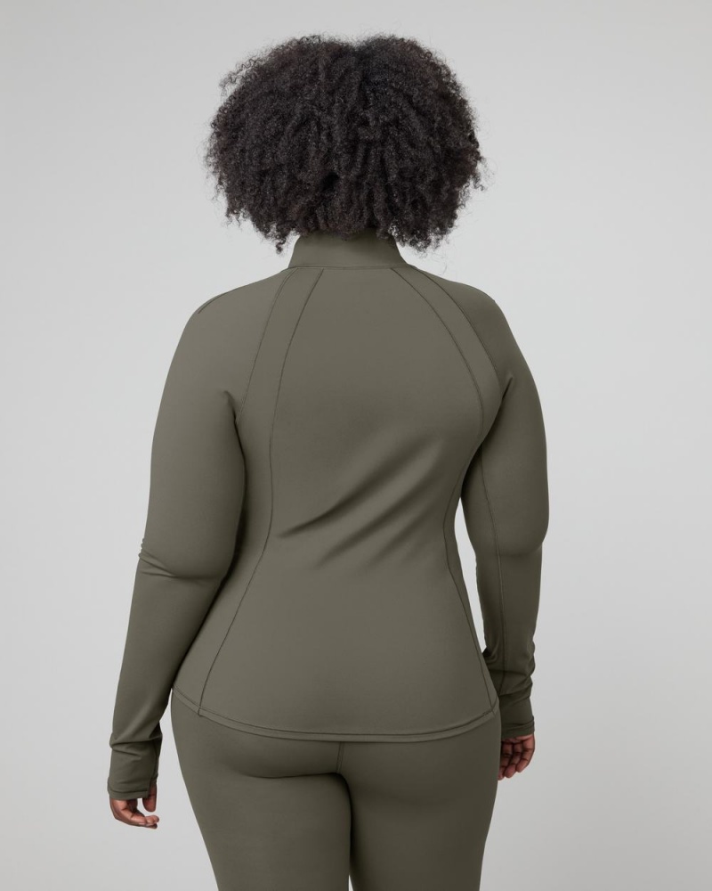 Olive Spanx Contour Jacket | KPJYG-4309