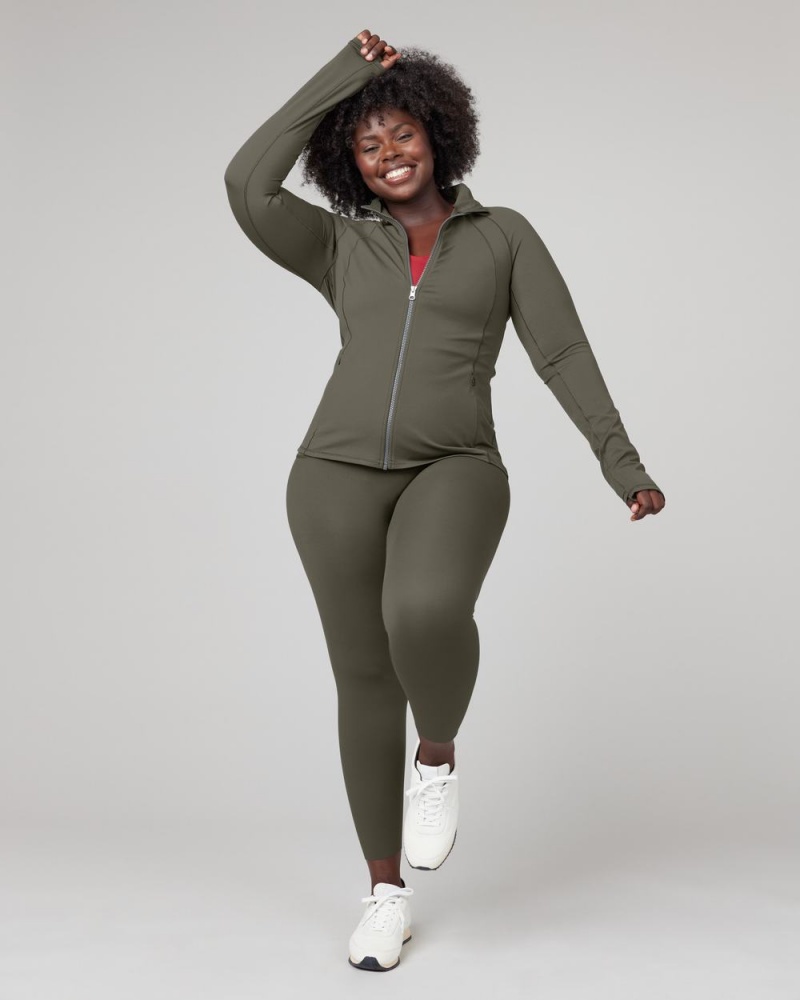 Olive Spanx Contour Jacket | KPJYG-4309