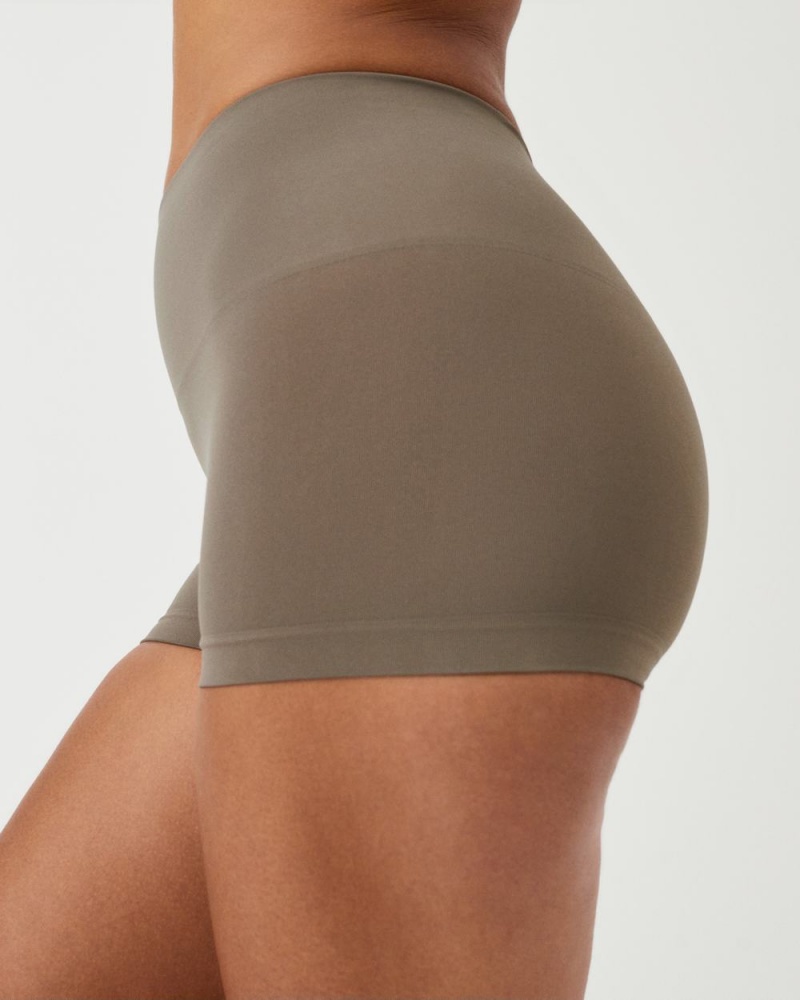 Olive Spanx EcoCare Seamless Shaping Boyshort | MKDZR-9824