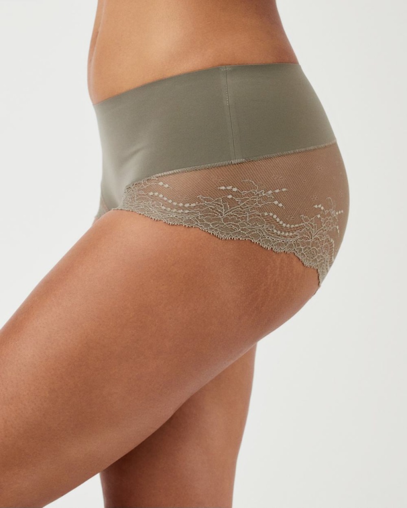 Olive Spanx Undie-tectable® Lace Hi-Hipster Panty | GIFYJ-8271