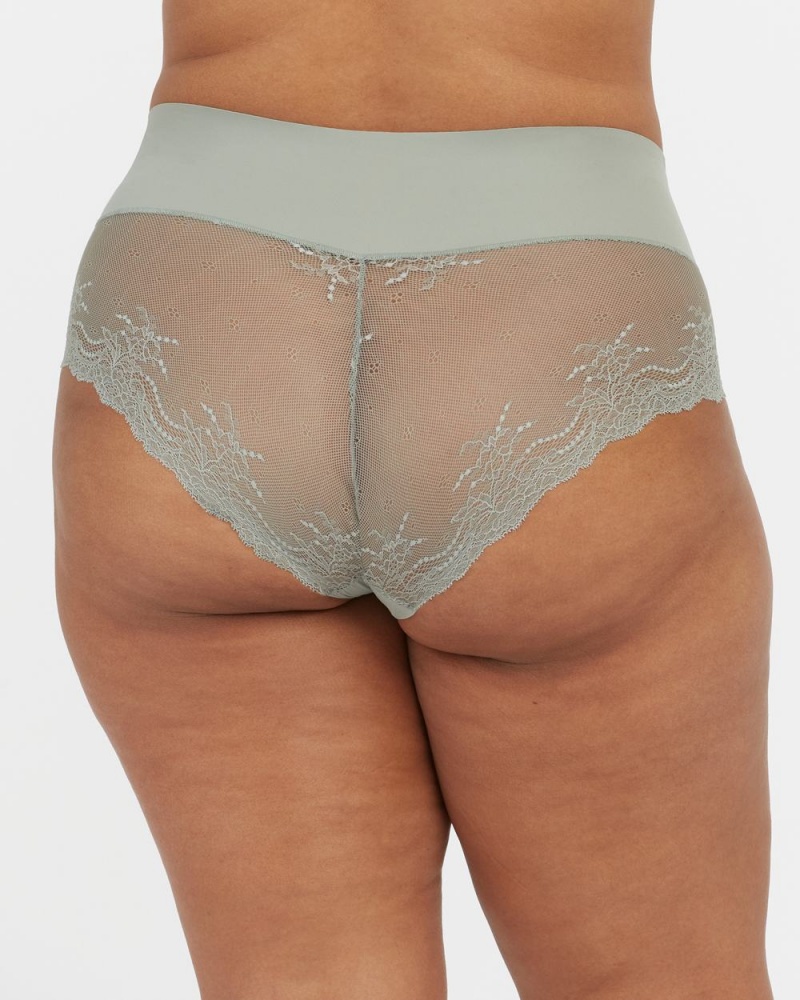 Olive White Spanx Undie-tectable® Lace Hi-Hipster Panty | BDNMV-9458