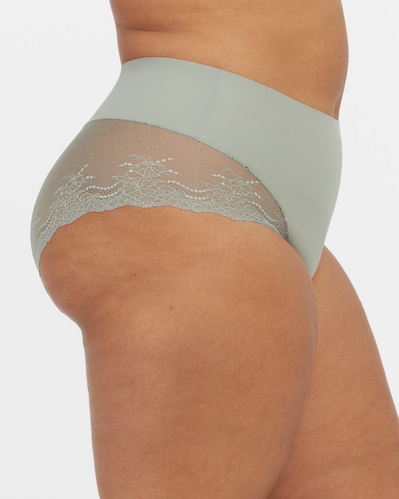 Olive White Spanx Undie-tectable® Lace Hi-Hipster Panty | BDNMV-9458