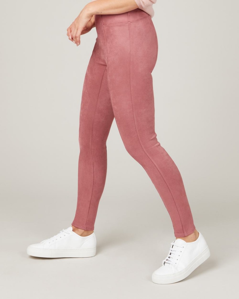 Rose Spanx Faux Suede Leggings | EPFZT-0735