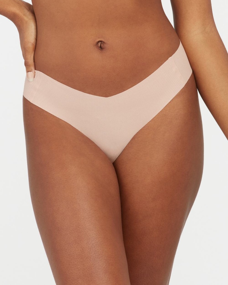 Rose Spanx Under Statements® Thong | PQOVA-7051