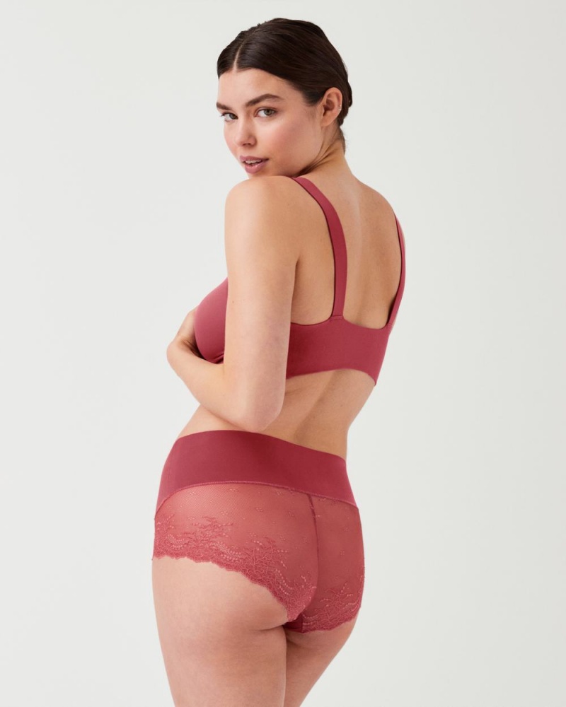 Rose Spanx Undie-tectable® Lace Hi-Hipster Panty | YEODC-1839