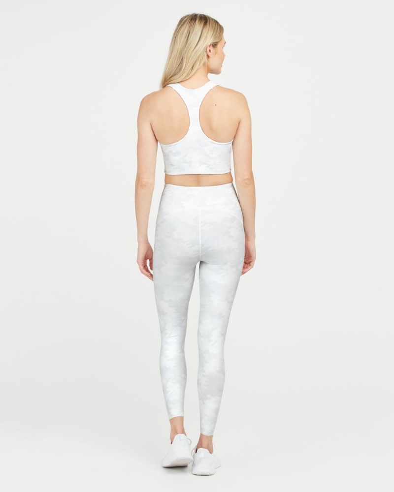 White Camo Spanx Booty Boost® Active Camo 7/8 Leggings | QRBUY-9023