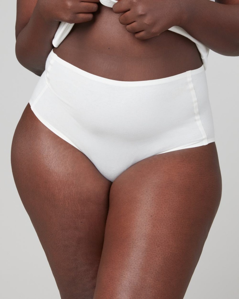 White Spanx Ahhh-llelujah® Pima Cotton ‘Fit to You’ Brief | XACNS-5836