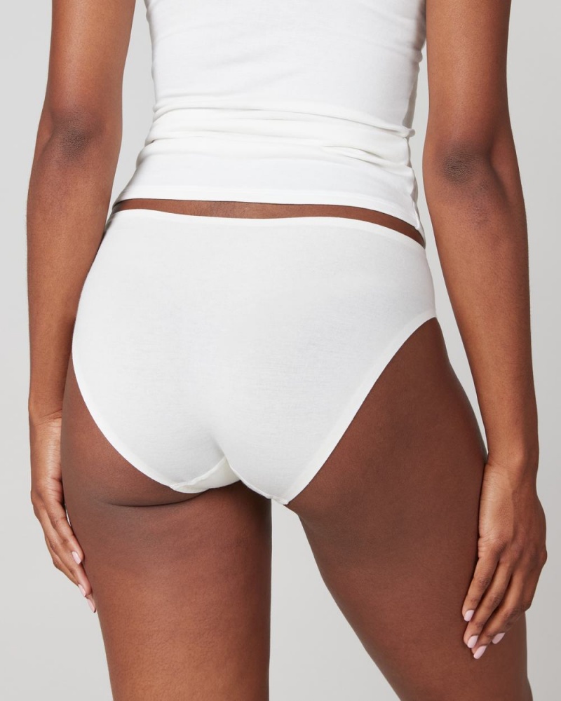 White Spanx Ahhh-llelujah® Pima Cotton ‘Fit to You’ Bikini | ATINF-2438