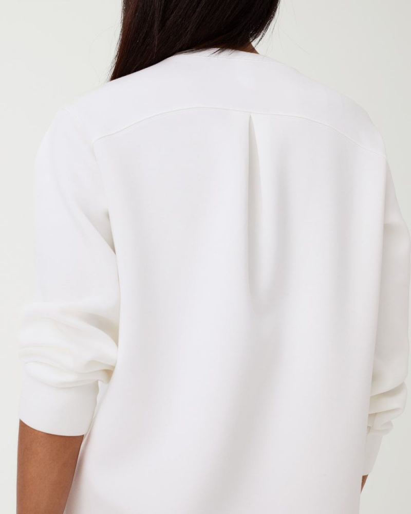 White Spanx AirEssentials Crew Neck Dress | CXDPW-7382