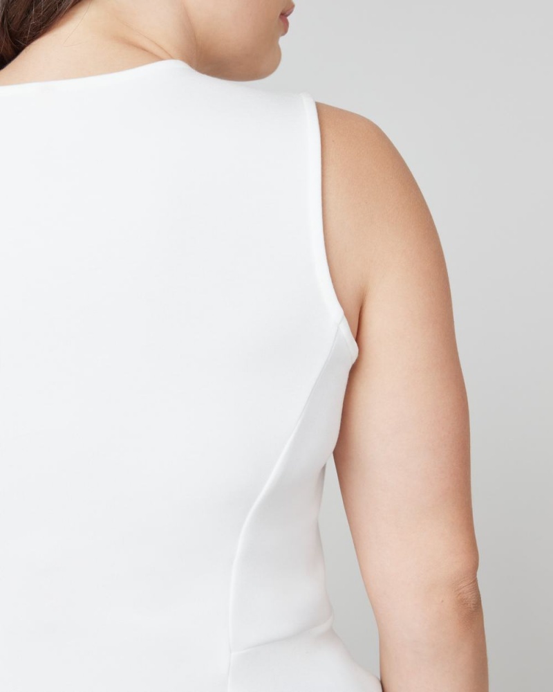 White Spanx AirEssentials Peplum ‘At-the-Hip’ Top | GSJCQ-7513