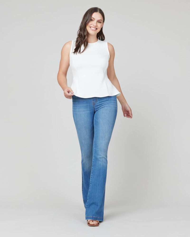 White Spanx AirEssentials Peplum ‘At-the-Hip’ Top | GSJCQ-7513