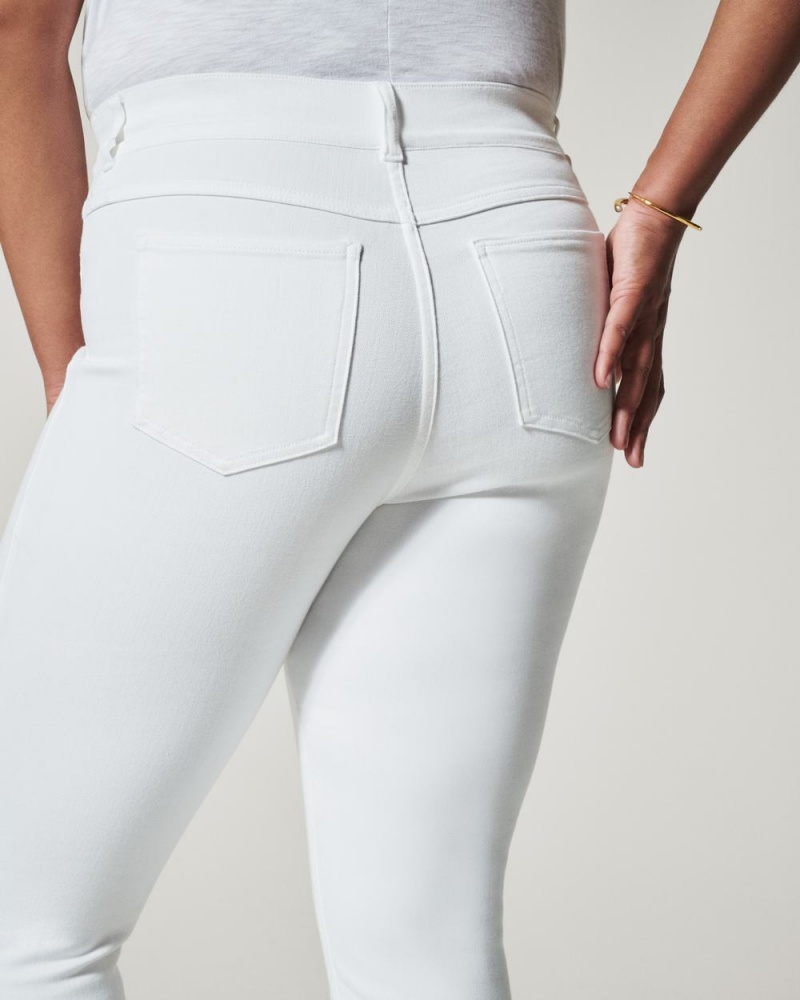 White Spanx Ankle Skinny Jeans | TQZDA-3056