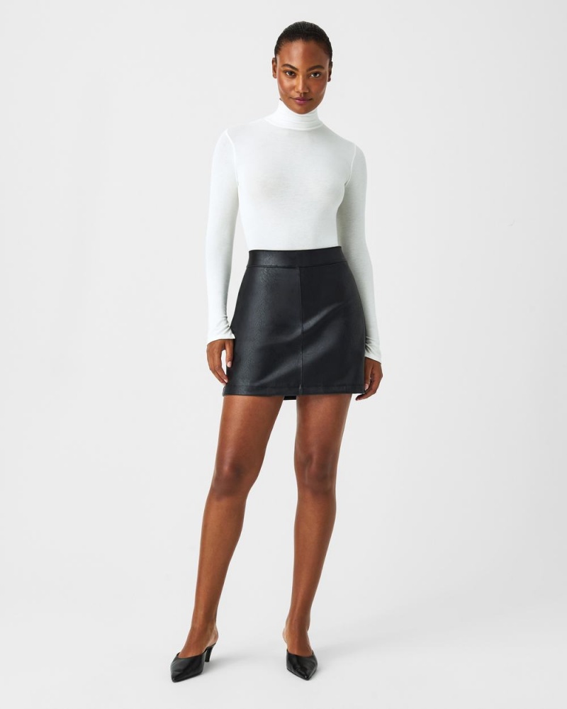 White Spanx Better Base Long Sleeve Turtleneck | KSNIV-6789