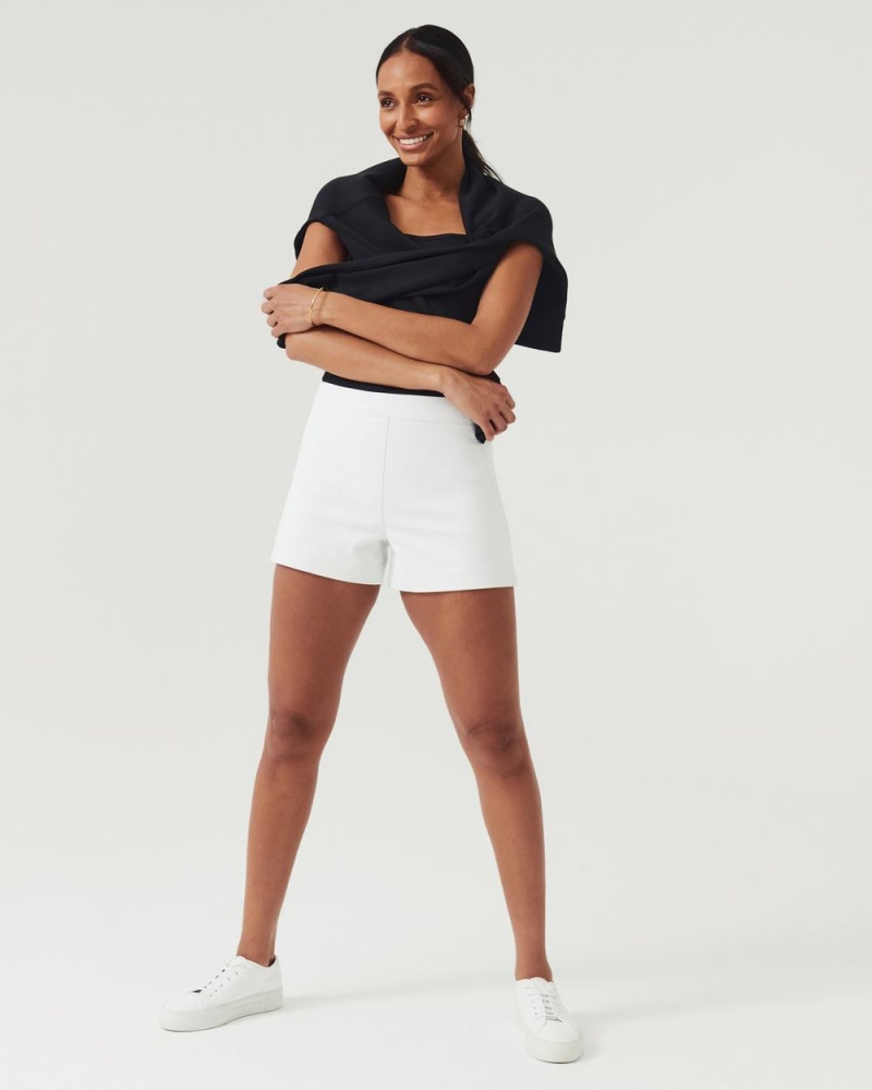 White Spanx On-the-Go 4” Shorts with Ultimate Opacity Technology | ECIWY-5239