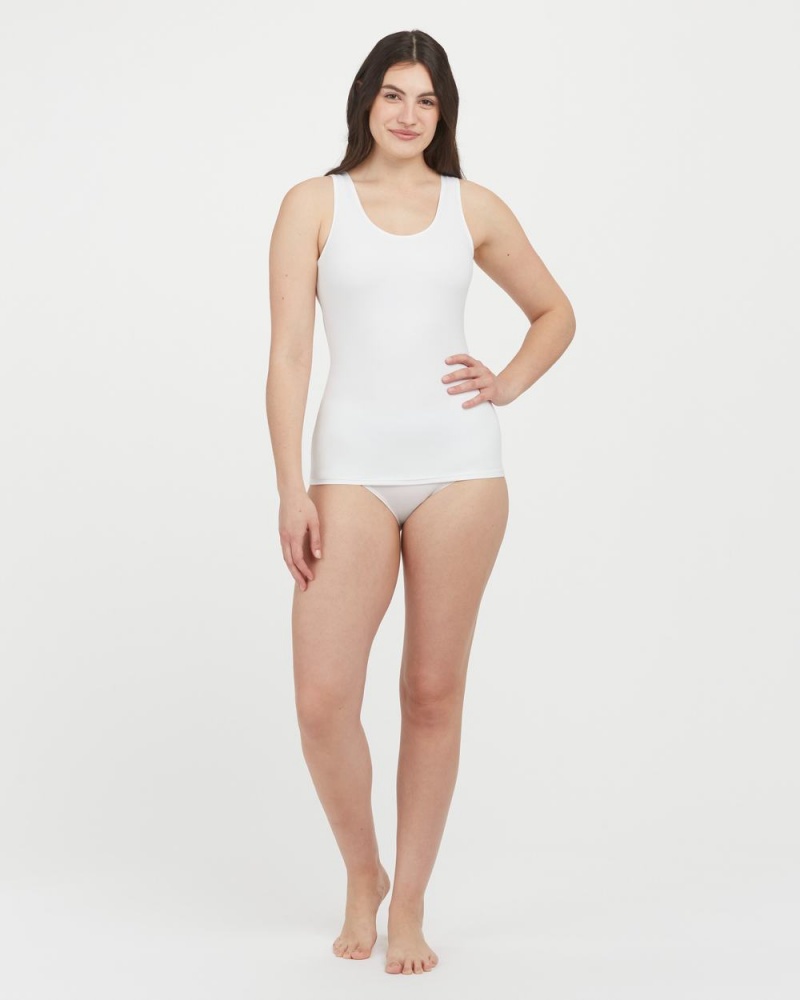 White Spanx Socialight Tank | SNFCL-4210