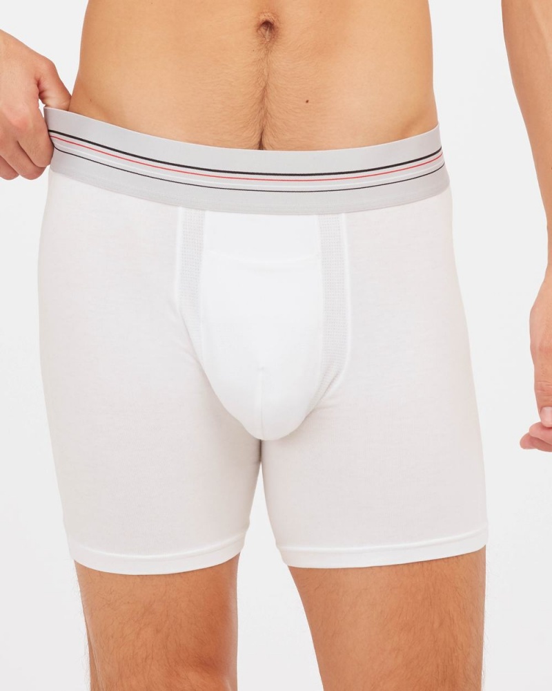 White Spanx Zero Sculpt Cotton Modal Boxer Brief | LMCBN-6908